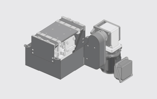 Transverse conveyor unit